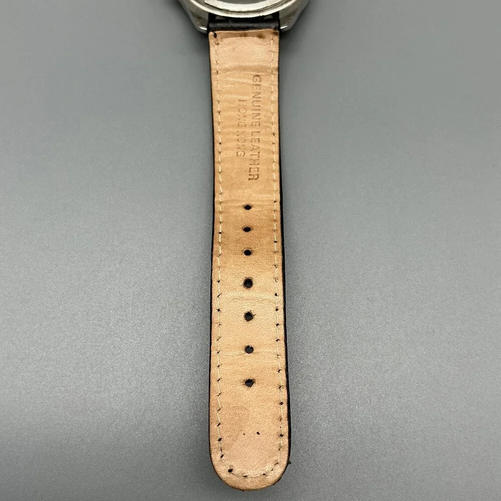 Vintage Fossil Dallas Cowboys Mens Watch 37mm Leather Limited NFL New Battery